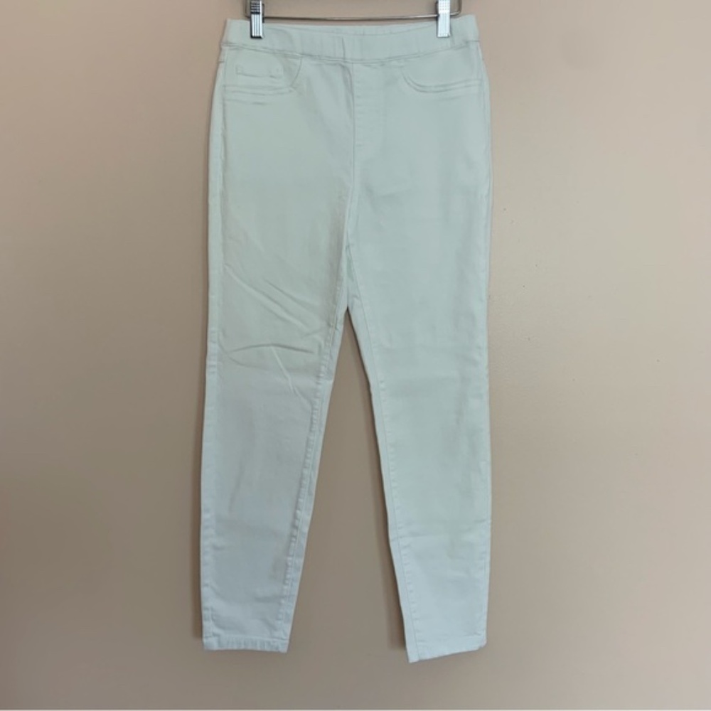 NWT New Ming Wang White Pull-On Skinny Jeans Size 2